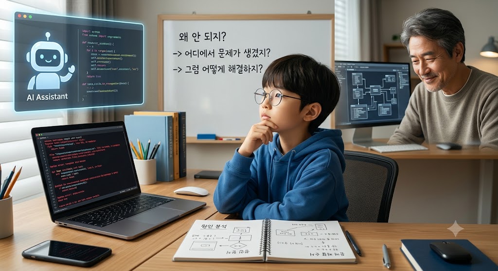 문제를 해결하며 코딩하는 아이